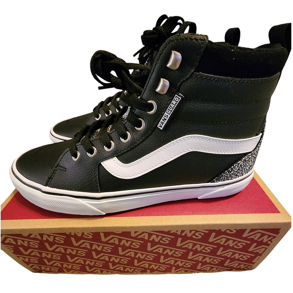 Vans Filmore Hi Vanguards Suede Spots Black White‎ High Top Sneakers